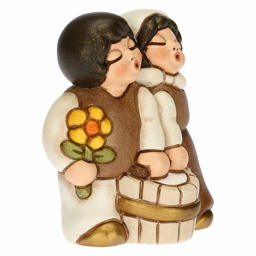 Bimbi con latte Presepe Classico bianco