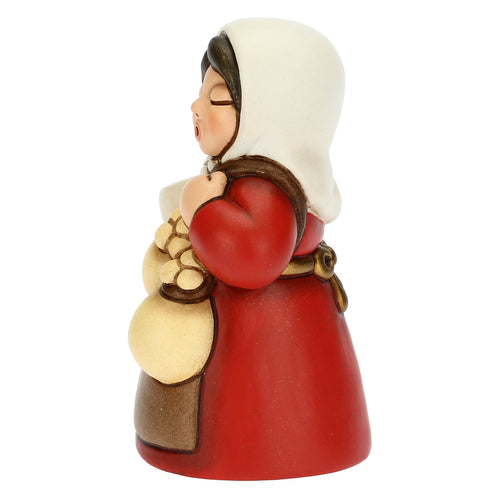 Donna con formaggio Presepe classico
