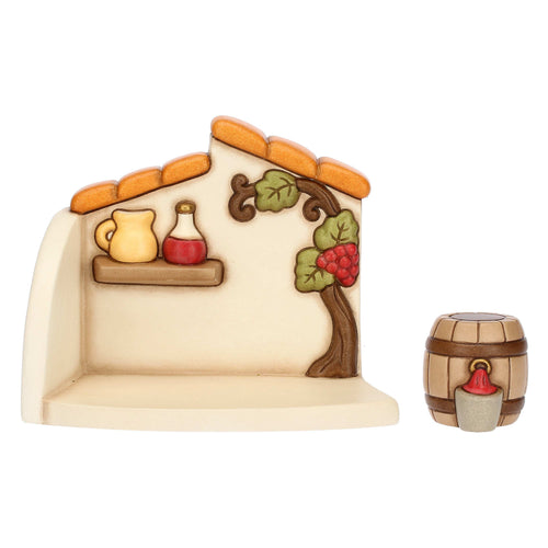 Bottega del vino in ceramica Presepe Classico