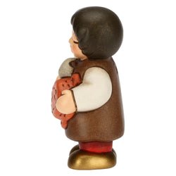 Venditore di pentole in ceramica Presepe Classico rosso