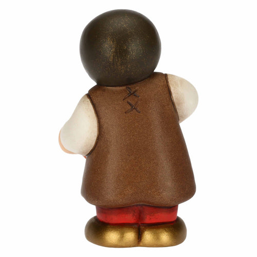 Venditore di pentole in ceramica Presepe Classico rosso