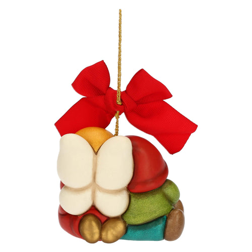 Addobbo natalizio Regina delle Fate Sheila e Gnomo Oliver in ceramica, maxi - THUN S3348A82