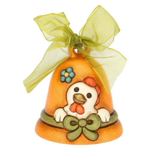 Campanella arancione Limited Edition in ceramica Sorprese di Pasqua