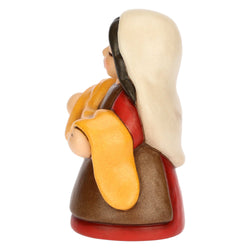 Venditrice di stoffe in cermica Presepe Classico