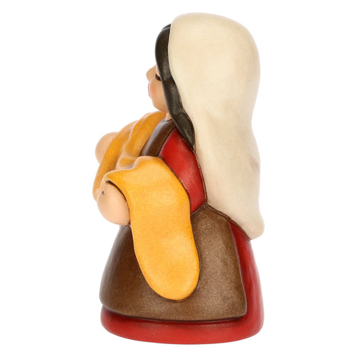 Venditrice di stoffe in cermica Presepe Classico