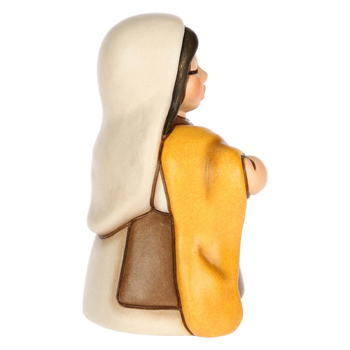 Venditrice di stoffe in cermica Presepe Classico