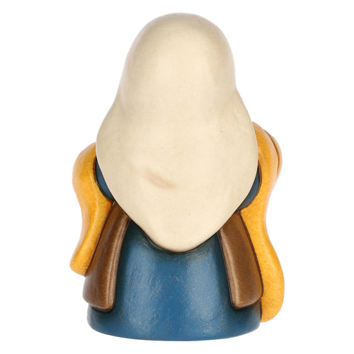Venditrice di stoffe in cermica Presepe Classico