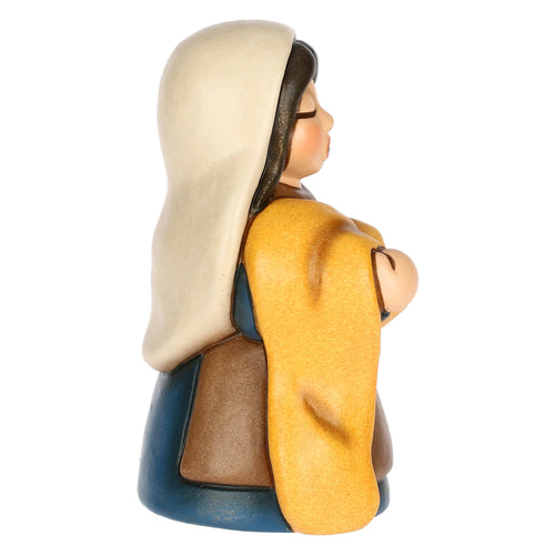 Venditrice di stoffe in cermica Presepe Classico