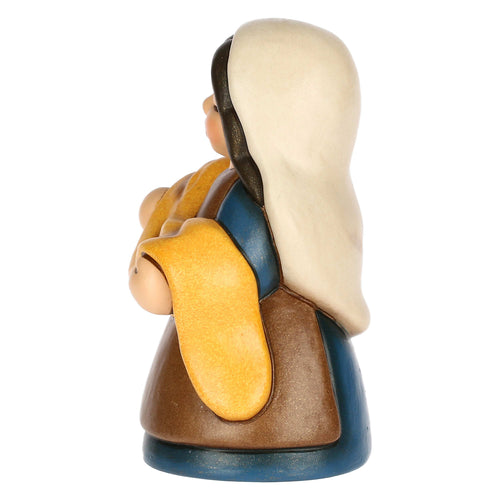Venditrice di stoffe in cermica Presepe Classico