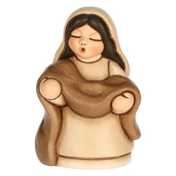 Venditrice di stoffe in cermica Presepe Classico