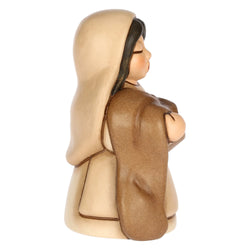 Venditrice di stoffe in cermica Presepe Classico