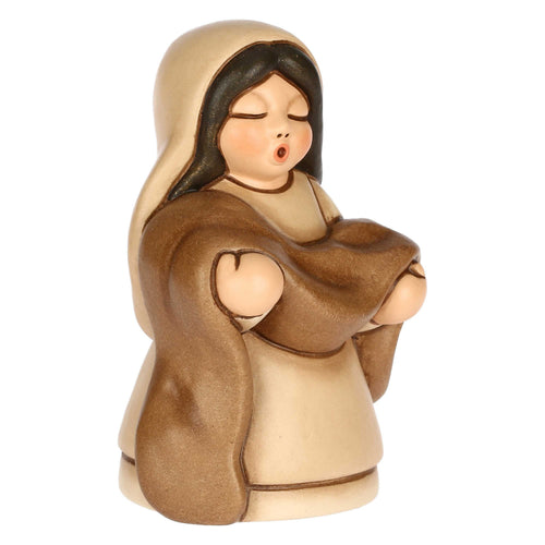 Venditrice di stoffe in cermica Presepe Classico