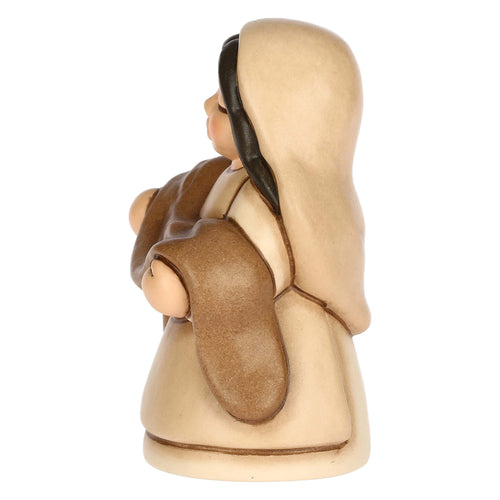 Venditrice di stoffe in cermica Presepe Classico