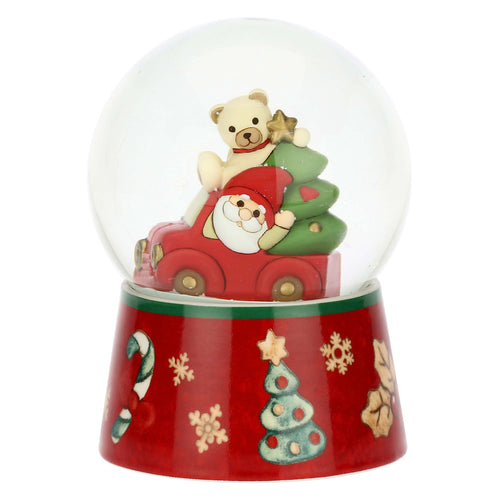 Boule de Neige di Natale con Teddy e gnomo Oliver - THUN S3428P00