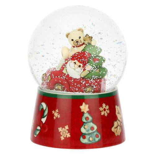 Boule de Neige di Natale con Teddy e gnomo Oliver - THUN S3428P00