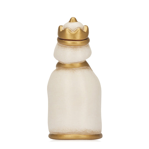 Re Magio Baldassarre con incenso Presepe Classico bianco