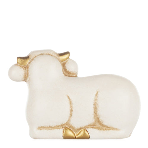 Bue Presepe Classico bianco