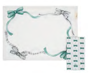 Tovaglietta con tovagliolo natale