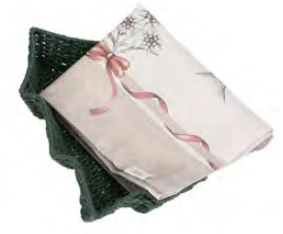 Runner idrorepellente cestino natale