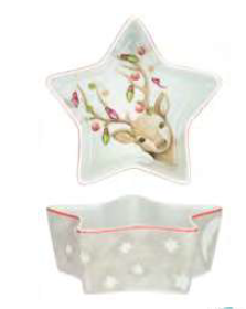 Ciotola media stella natale