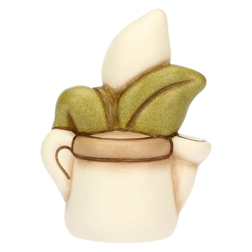 Mini annaffiatoio in ceramica con calla