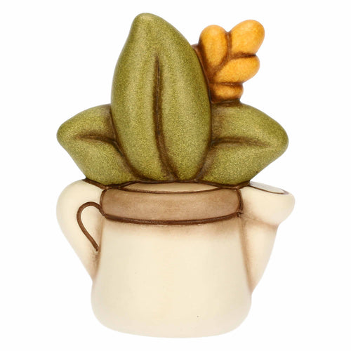Mini annaffiatoio in ceramica con spiga