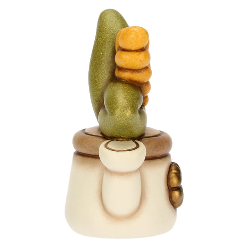 Mini annaffiatoio in ceramica con spiga