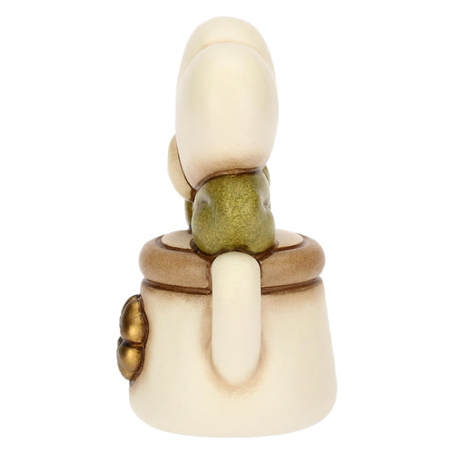 Mini annaffiatoio in ceramica con cuore