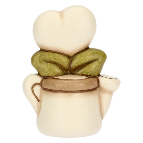 Mini annaffiatoio in ceramica con cuore