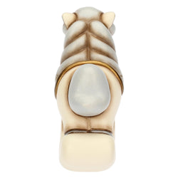 Cavallino a dondolo lui in ceramica
