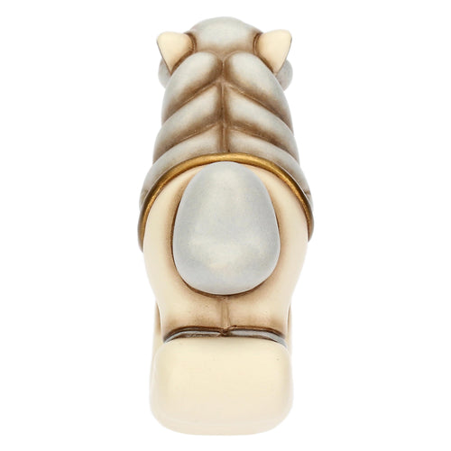 Cavallino a dondolo lui in ceramica