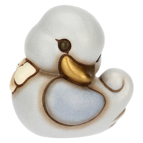 Paperella in ceramica azzurra