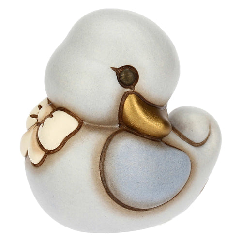 Paperella in ceramica azzurra