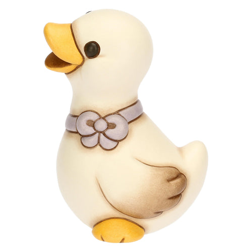 Oca Julie in ceramica con fiocco lilla in piedi - THUN T10082274H90