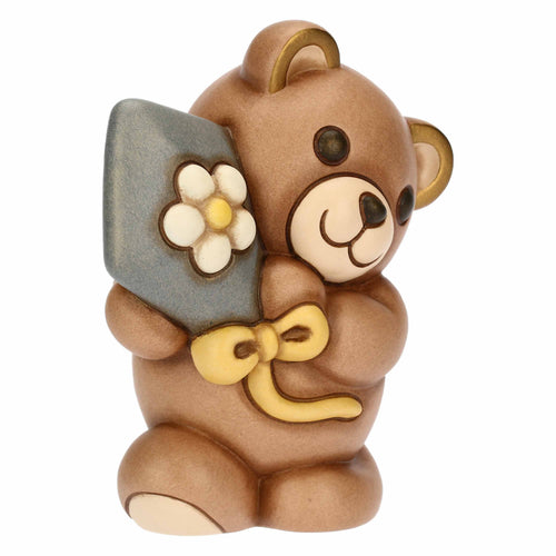 Teddy Primavera in ceramica con aquilone, medio