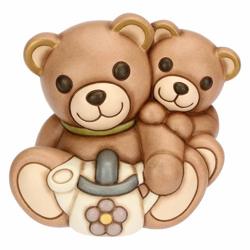 Coppia Teddy Primavera con annaffiatoio