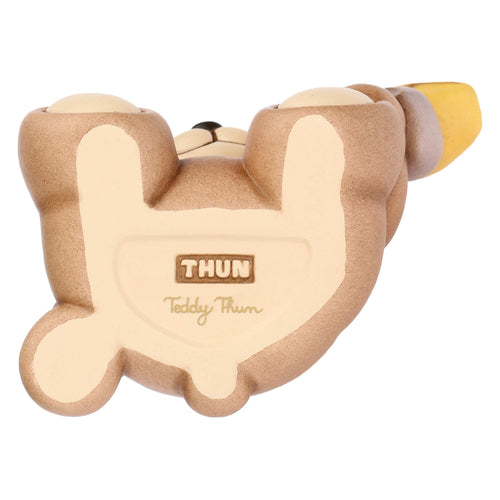 Teddy Primavera in ceramica con girandola, piccolo