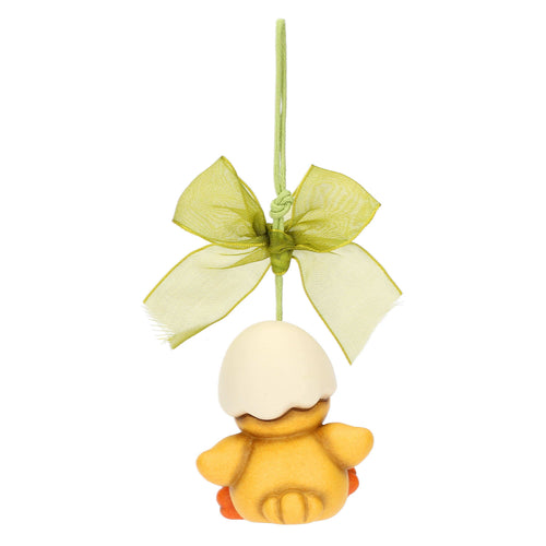 Addobbo pulcino Polly in ceramica