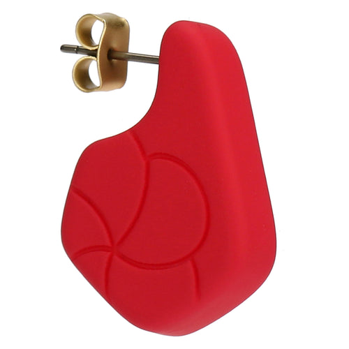 Orecchini pin in resina fiore
