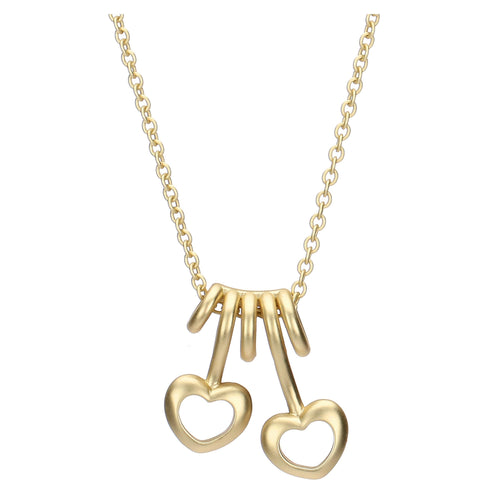Collana con due cuori