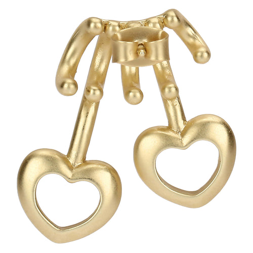 Orecchini pin con due cuori