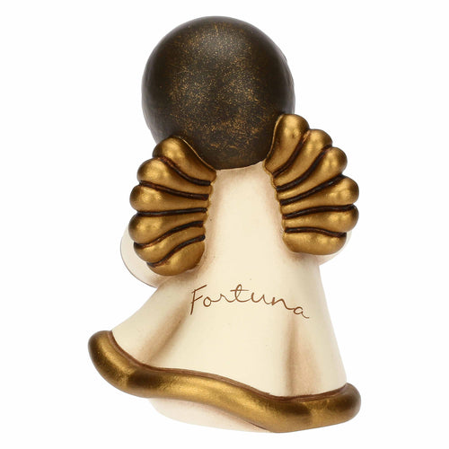 Angelo custode "Fortuna" in ceramica