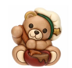 Teddy chef in ceramica, medio