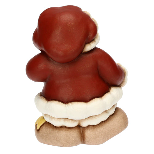 Babbo Natale con ciotola in ceramica, piccolo