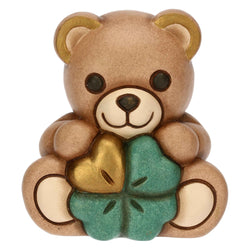 Mini Teddy portafortuna in ceramica