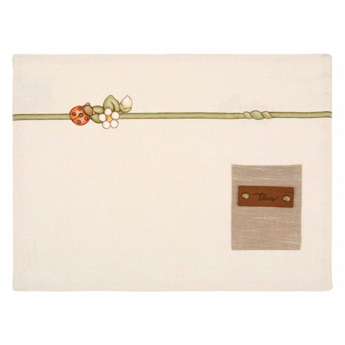 Set 2 tovagliette con tasca e tovagliolo Country Bloom