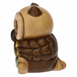 Mini gufo Lucky portafortuna in ceramica