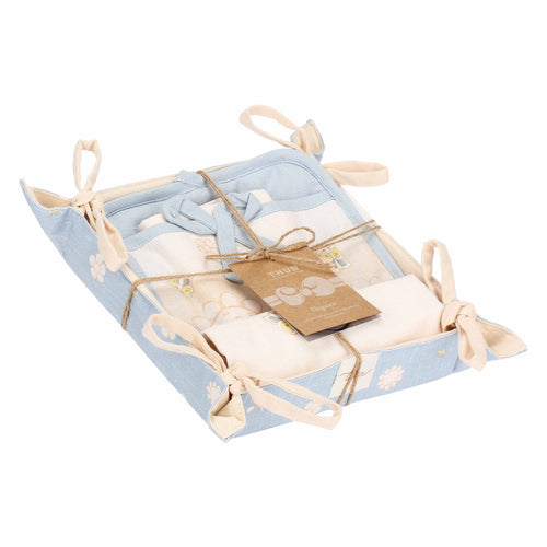 Set presina, strofinaccio e grembiule Elegance