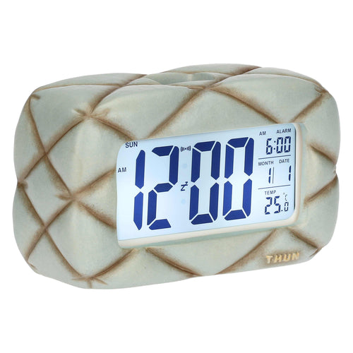 Orologio da tavolo digitale in ceramica Plumé