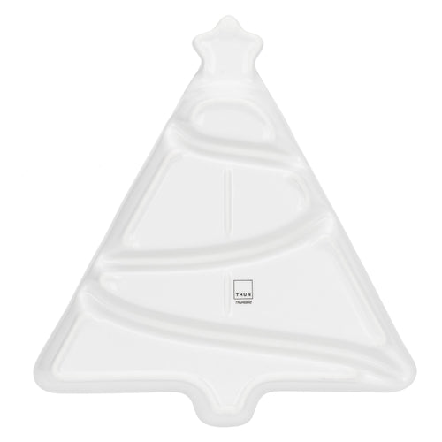Antipastiera a forma di albero di Natale in porcellana Thunland - THUN T10616424P00